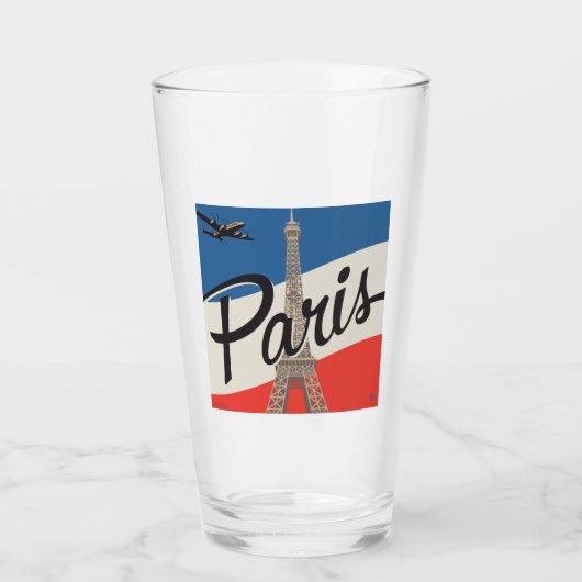 Parijs Frankrijk | Eiffeltoren Glas (Voorkant)