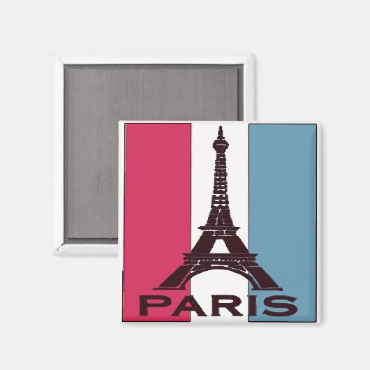 Parijs, Frankrijk, Eiffeltoren Magneet (Voorkant / Achterkant)