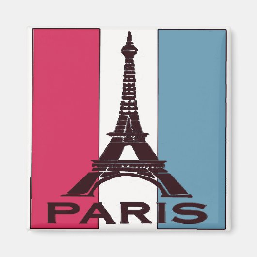 Parijs, Frankrijk, Eiffeltoren Magneet (Voorkant)