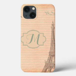 Parijs Frankrijk Eiffeltoren Monogram IPAD Case