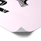 Parijs, Frankrijk | Eiffeltoren Poster (Hoek)