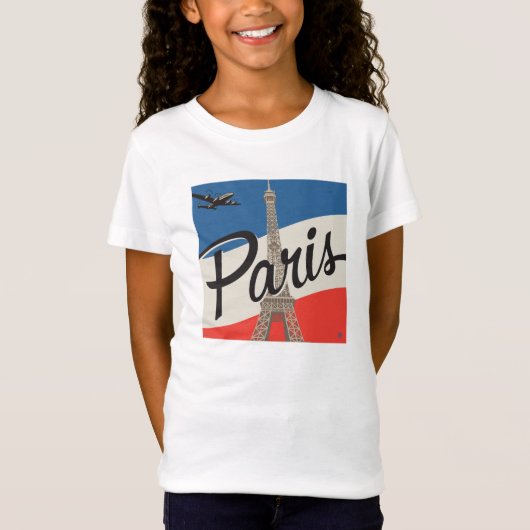 Parijs Frankrijk | Eiffeltoren T-shirt (Voorkant)