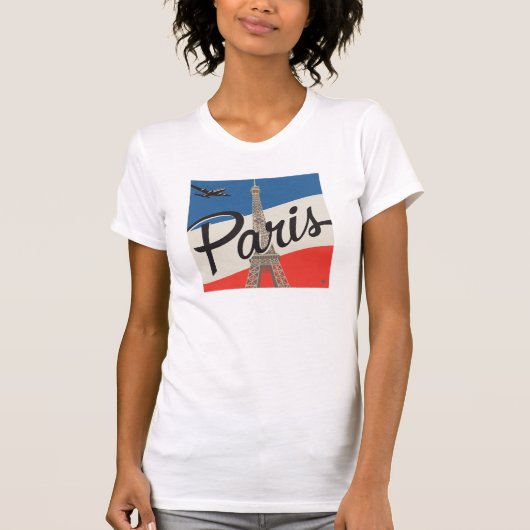 Parijs Frankrijk | Eiffeltoren T-shirt (Voorkant)