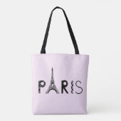 Parijs, Frankrijk | Eiffeltoren Tote Bag (Achterkant)