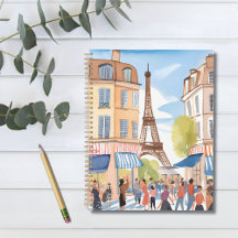 Parijs Frankrijk Eiffeltoren | Watercolor Europa