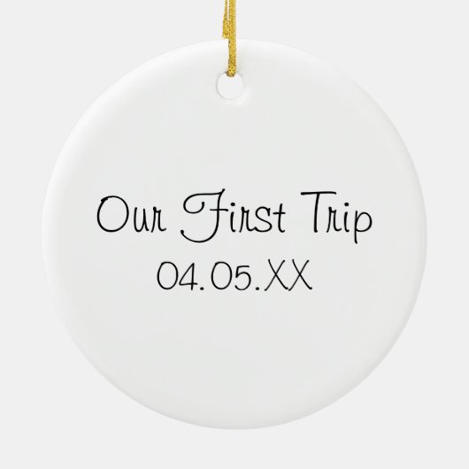 Parijs Frankrijk Eiffeltoren Waterverf Kerst Keramisch Ornament (Achterkant)