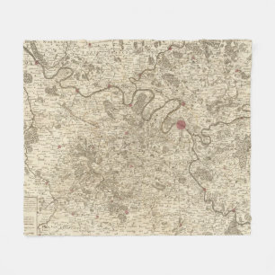 Parijs Frankrijk Fleece Deken