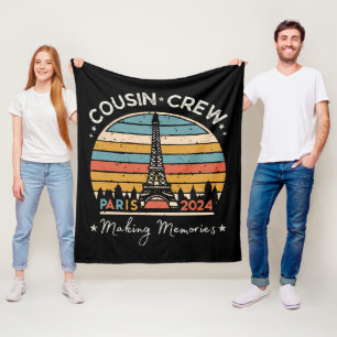 Parijs Frankrijk Herinneringen Maken 2024 Fleece Deken