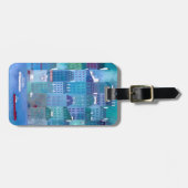 Parijs Frankrijk Kunst Bagagelabel (Voorkant horizontaal)