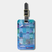 Parijs Frankrijk Kunst Bagagelabel (Voorkant verticaal)