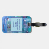 Parijs Frankrijk Kunst Bagagelabel (Achterkant horizontaal)