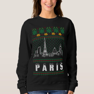 Parijs Frankrijk Lelijke Kerstmis Trui