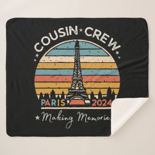 Parijs Frankrijk Maakt Herinneringen 2024 Sherpa Deken