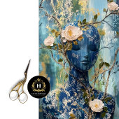  Parijs Frankrijk Mannequin Mode Decoupage Tissuepapier