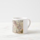 Parijs Frankrijk  meisje Eiffel Espresso Kop (Voorkant rechts)