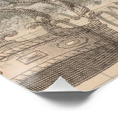 Parijs Frankrijk  meisje Eiffel Perfect Poster (Hoek)