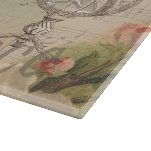 Parijs Frankrijk  meisje Eiffel Snijplank (Hoek)