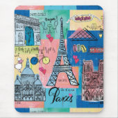 Parijs, Frankrijk Muismat (Voorkant)