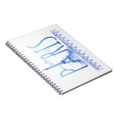 Parijs, Frankrijk Notitieboek (Rechterzijde)