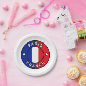 Parijs Frankrijk Papieren Bordje (Feest)