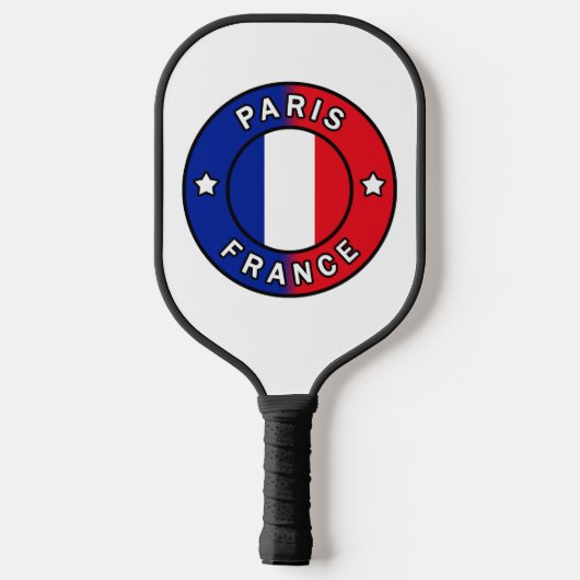 Parijs Frankrijk Pickleball Paddle (Achterkant)