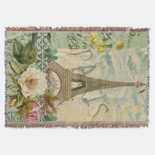 Parijs Frankrijk Reizen  Antiek kunstschilderkunst Deken (Voorkant)