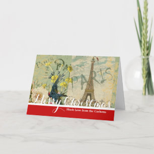 Parijs Frankrijk Reizen  Antiek kunstschilderkunst Feestdagen Kaart