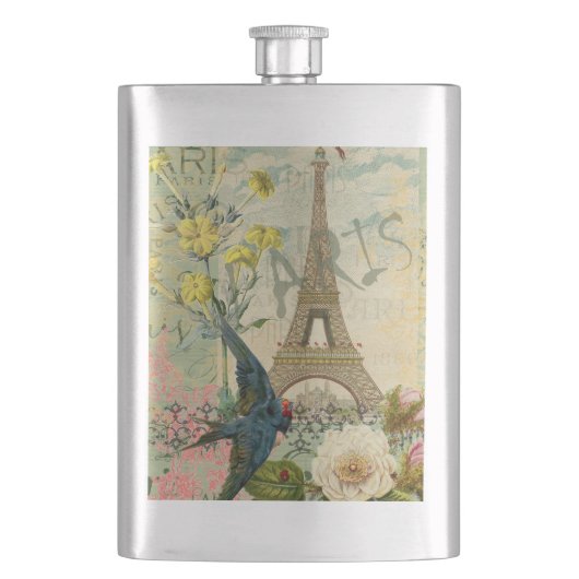 Parijs Frankrijk Reizen  Antiek kunstschilderkunst Flacon (Voorkant)