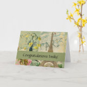 Parijs Frankrijk Reizen Antiek kunstschilderkunst Kaart (Gele Bloem)