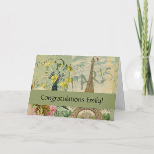 Parijs Frankrijk Reizen  Antiek kunstschilderkunst Kaart