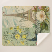 Parijs Frankrijk Reizen  Antiek kunstschilderkunst Sherpa Deken (Voorkant (horizontaal))