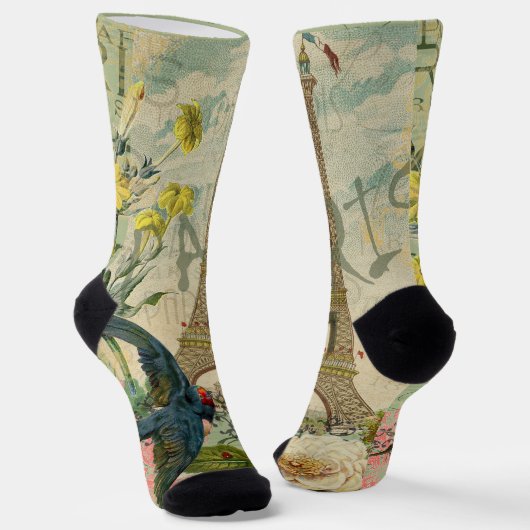 Parijs Frankrijk Reizen Antiek kunstschilderkunst Sokken (Gebogen)