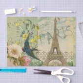 Parijs Frankrijk Reizen Antiek kunstschilderkunst Tissuepapier (Craft)