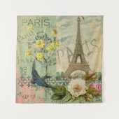 Parijs Frankrijk Reizen  Antiek kunstschilderkunst Wandkleed (Voorkant)