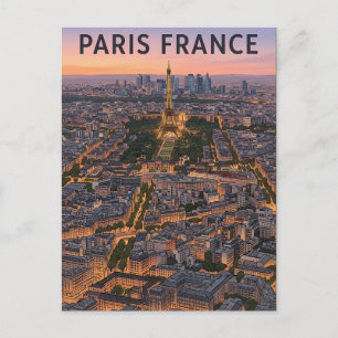 Parijs Frankrijk Reizen Briefkaart