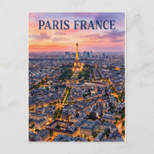 Parijs Frankrijk Reizen Briefkaart
