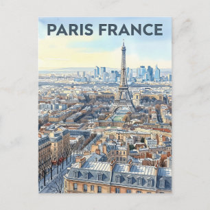 Parijs Frankrijk Reizen Briefkaart