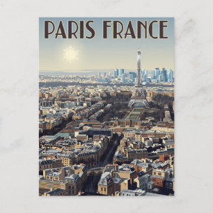 Parijs Frankrijk Reizen Briefkaart