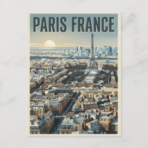 Parijs Frankrijk Reizen Briefkaart