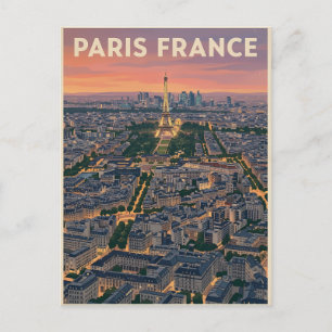 Parijs Frankrijk Reizen Briefkaart