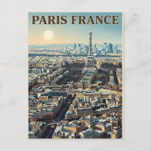 Parijs Frankrijk Reizen Briefkaart