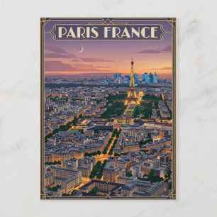 Parijs Frankrijk Reizen Briefkaart