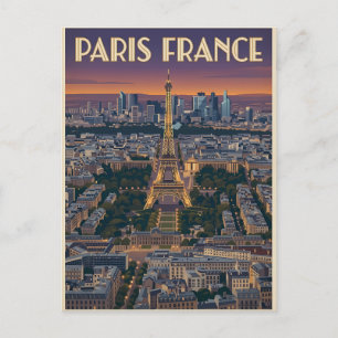 Parijs Frankrijk Reizen Briefkaart