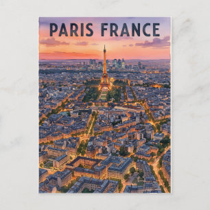 Parijs Frankrijk Reizen Briefkaart