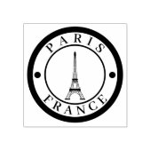 Parijs, Frankrijk Rubberstempel (Afrduk)
