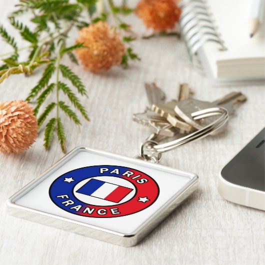 Parijs Frankrijk Sleutelhanger (Zijkant)