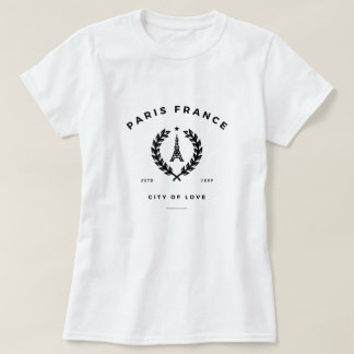 Parijs Frankrijk Stad van de Liefde T-shirt