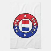 Parijs Frankrijk Theedoek (Verticaal)
