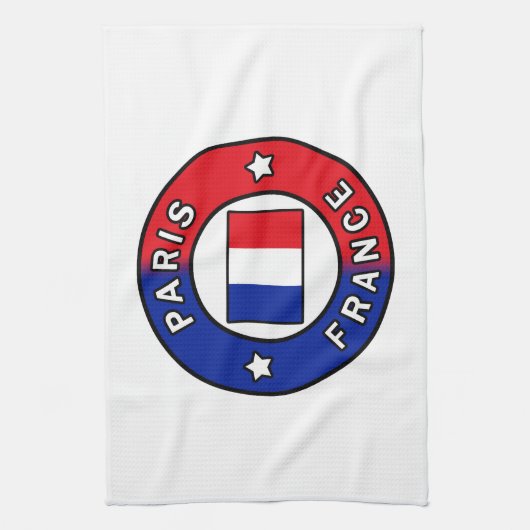 Parijs Frankrijk Theedoek (Verticaal)