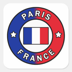 Parijs Frankrijk Vierkante Sticker